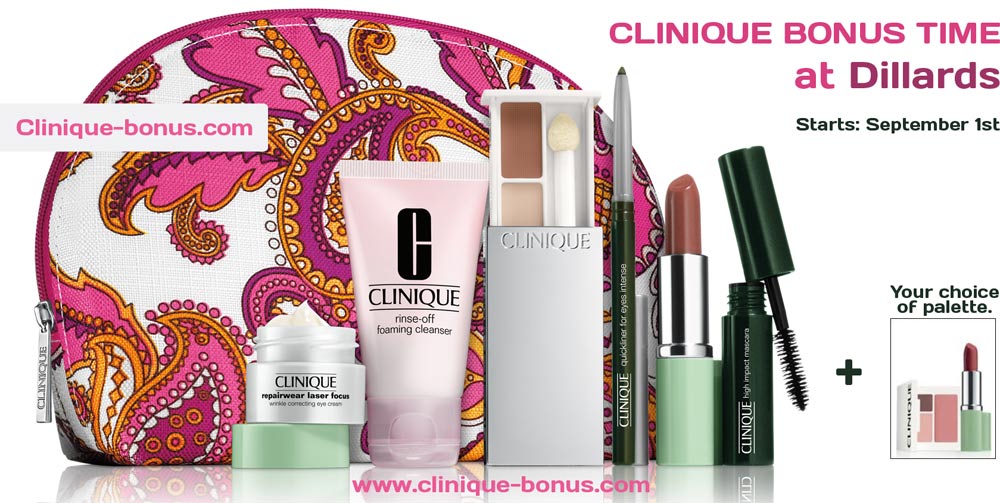 The next Fall Clinique bonus time at Dillardâ€™s is starting from ...