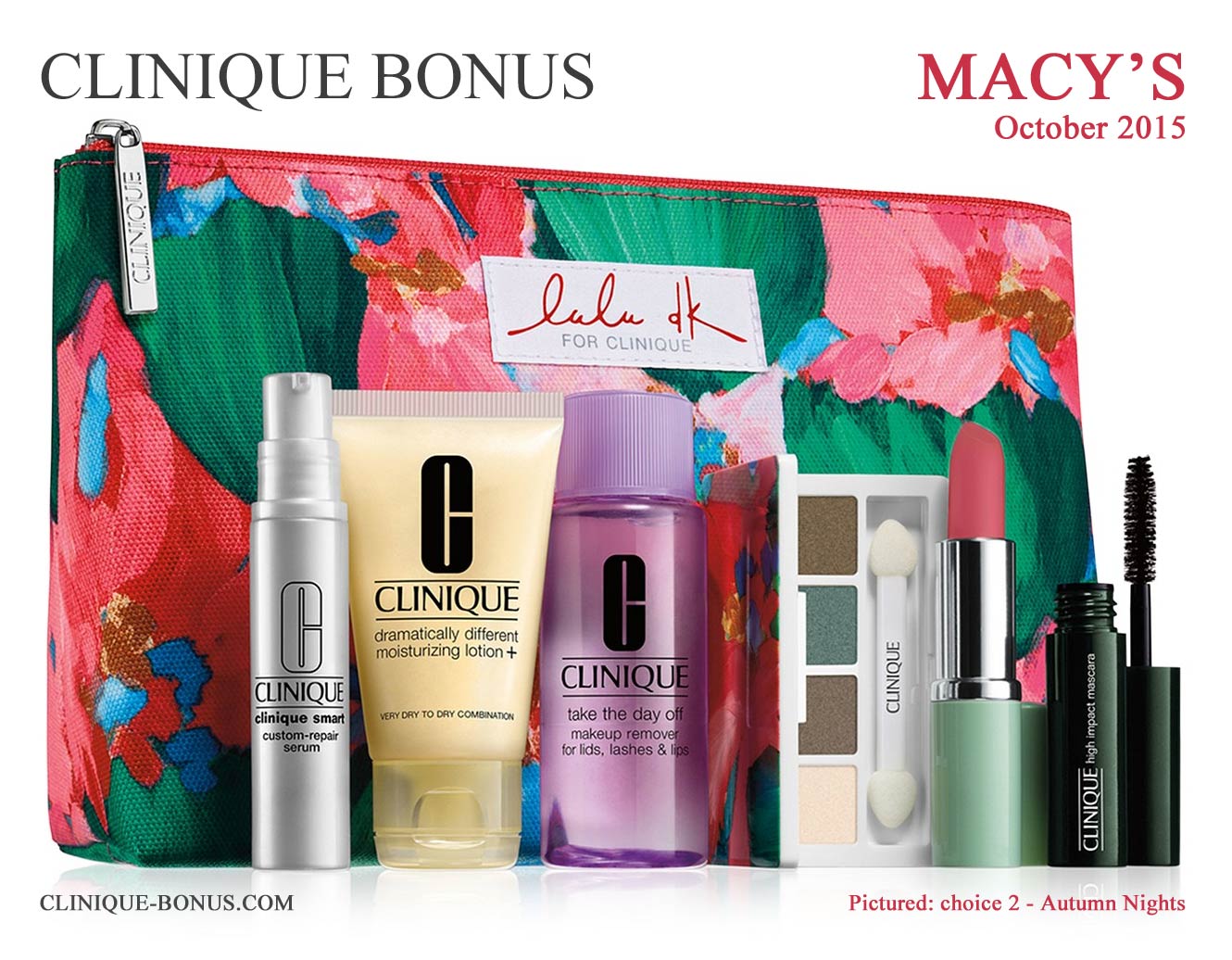 Spring Clinique Bonus at Macy's in April 2018