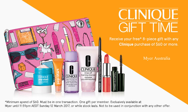 Current & free offers Clinique Bonus Time