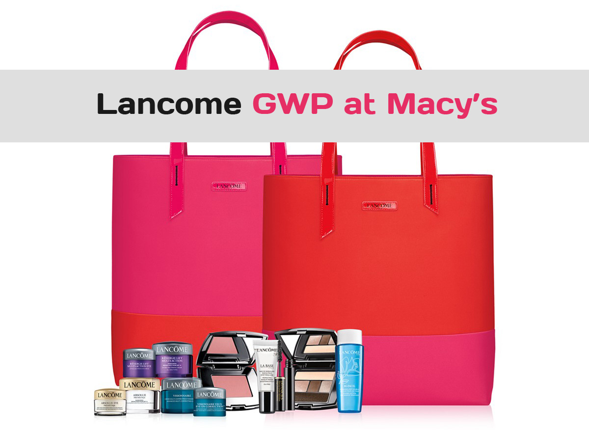 Lancome Gifts with Purchase in August 2017