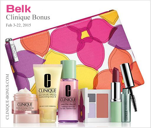 Belk: The next Clinique Gift starts August 4, 2015