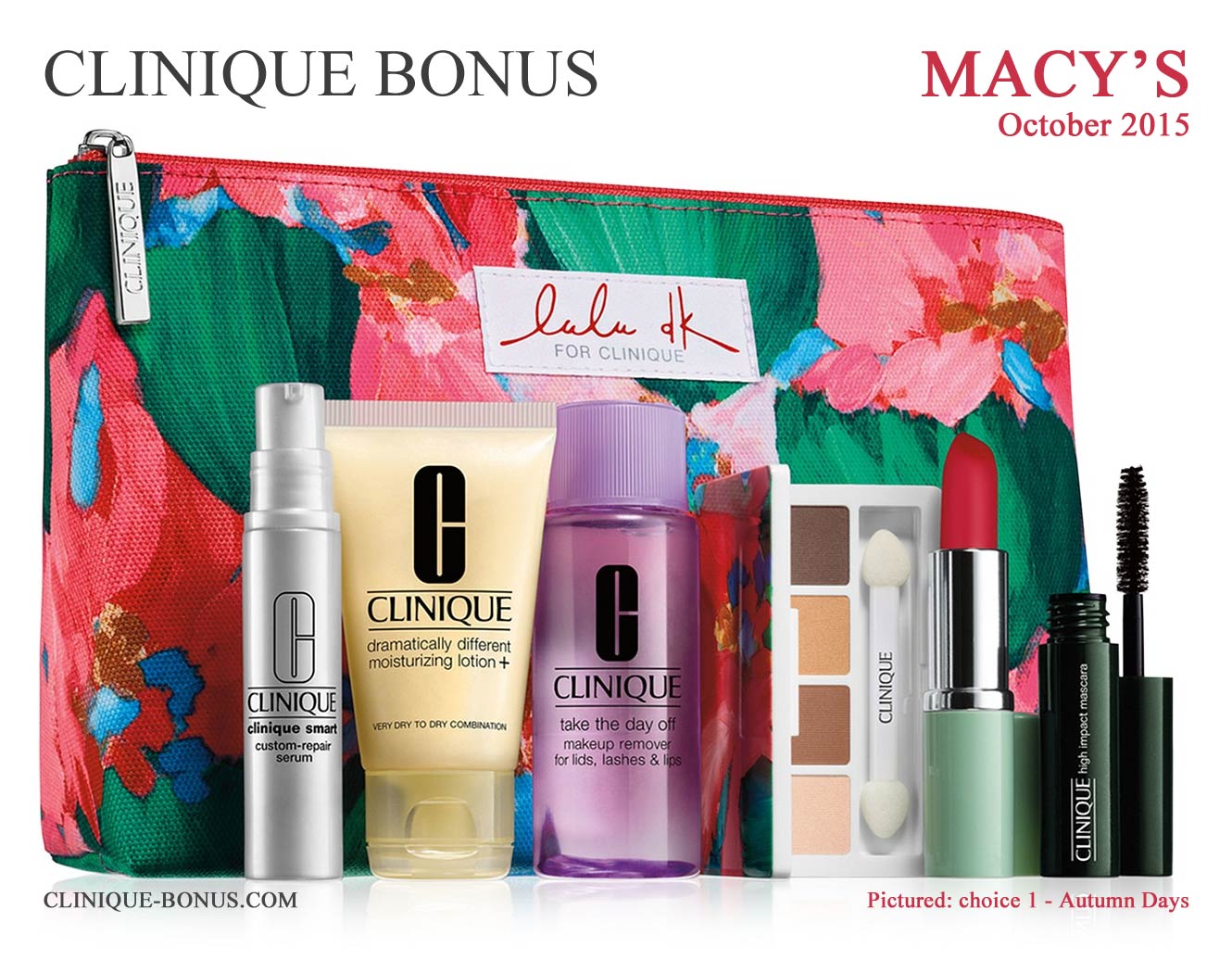 Spring Clinique Bonus at Macy's in April 2018