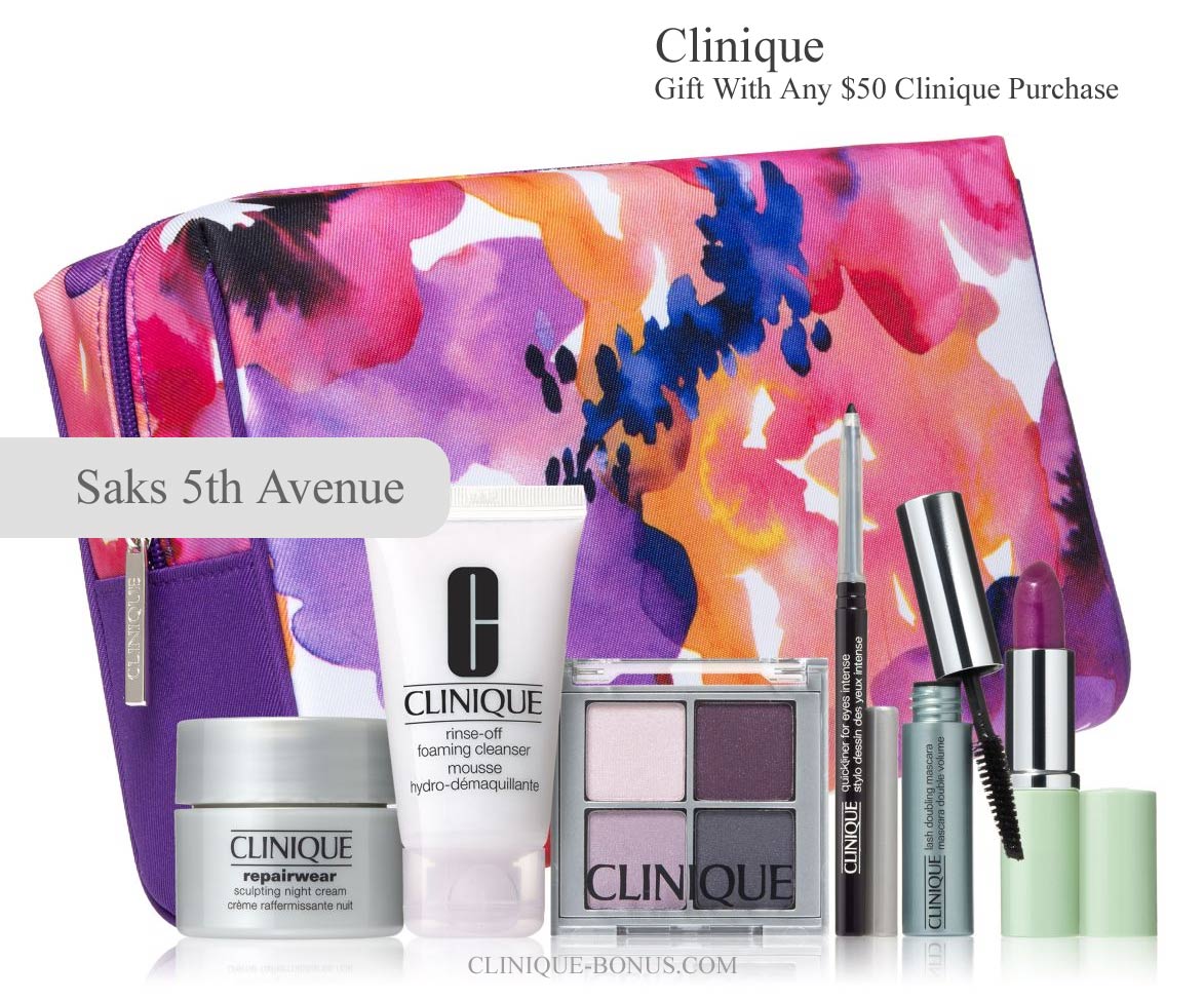 Clinique gift with purchase dillard's