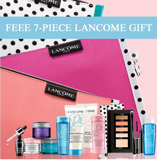 Lancome Gift With Purchase Free Offers In September 2017