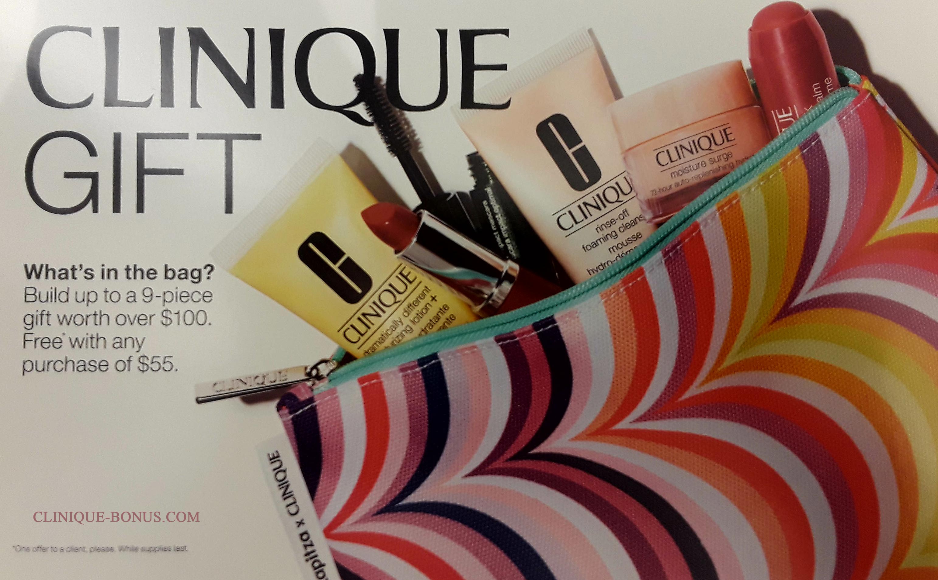 Clinique Bonus at Dillard's starts September 5, 2018