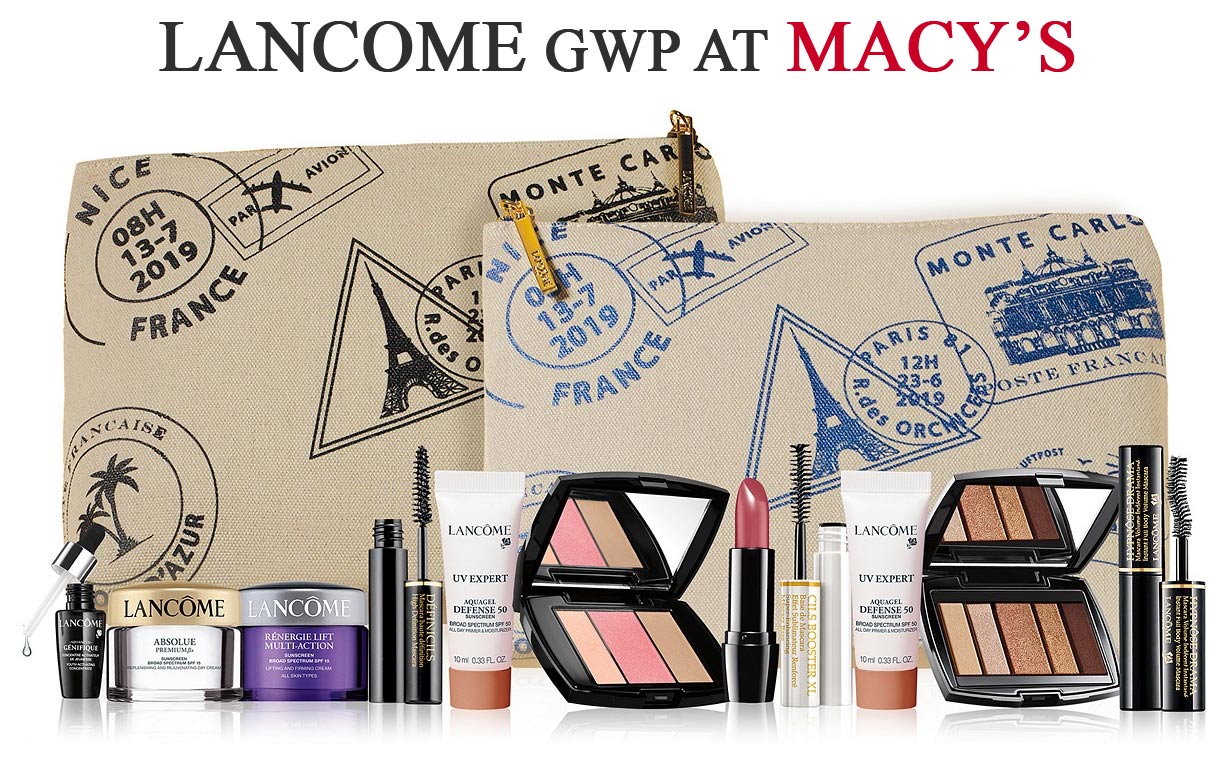 All Lancome Gift with Purchase offers