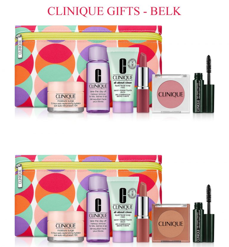 Clinique gifts with purchase at Belk - 2024