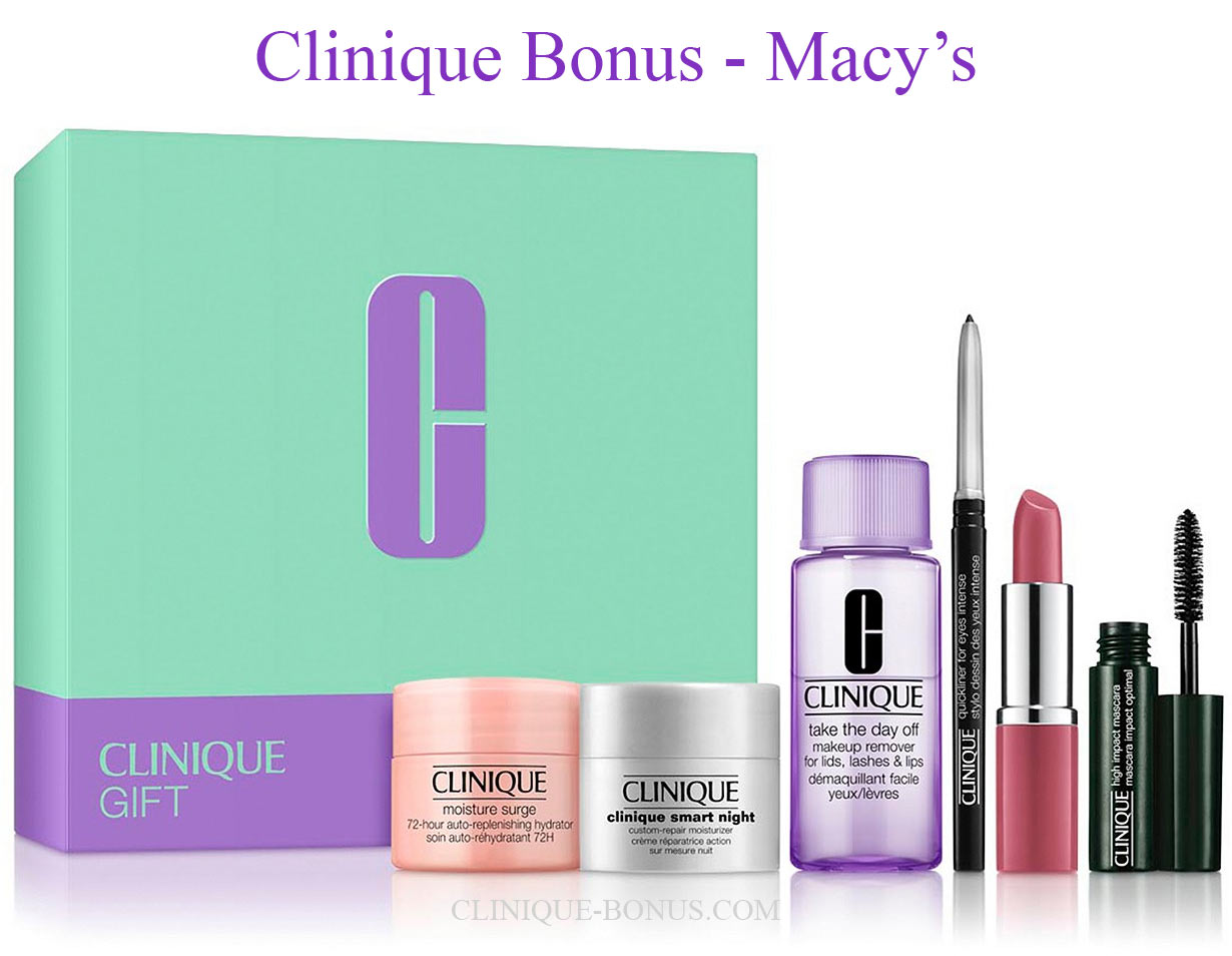 Free Clinique Gifts at Macy's 2020/2021