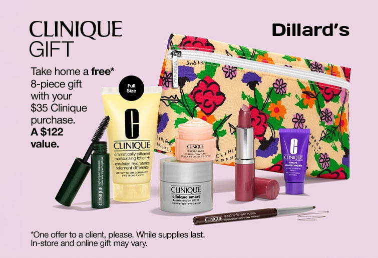 Clinique Gifts at Dillard's 2024