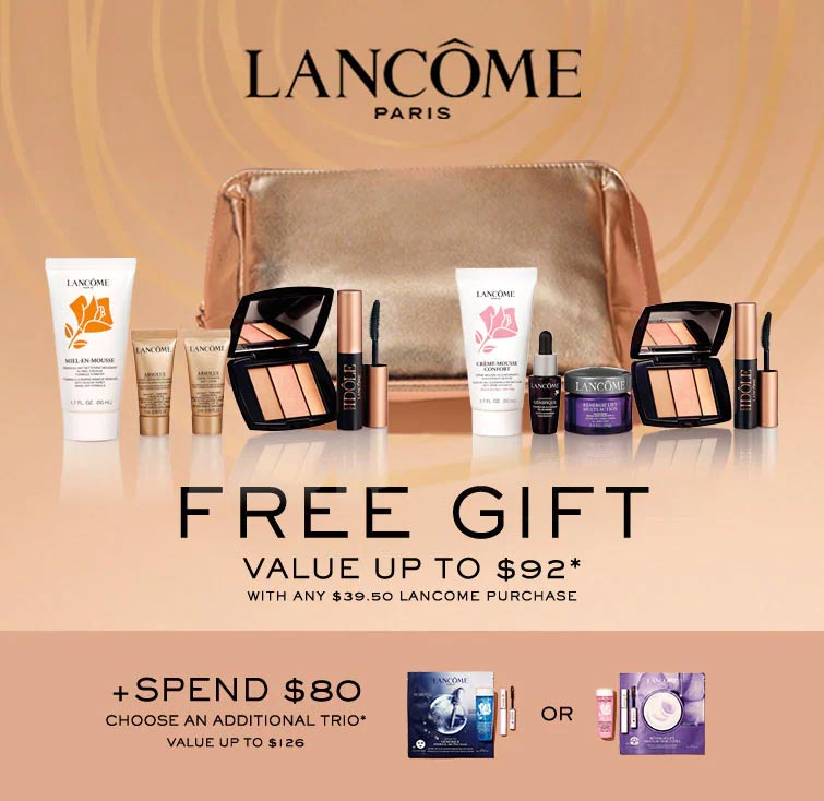 All Lancome Gift with Purchase offers in June 2023