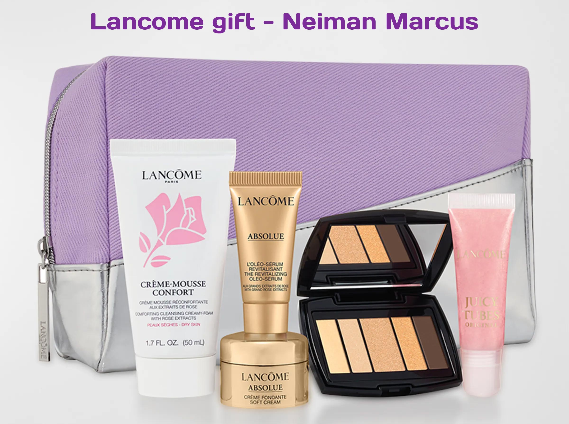 All Lancome Gift with Purchase offers in January 2024
