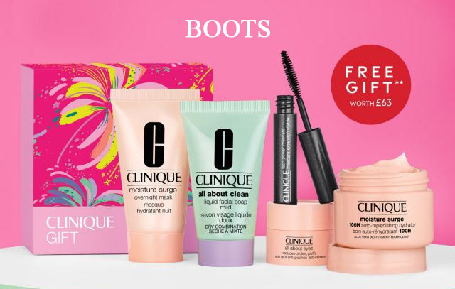 Free gift with purchase on sale boots