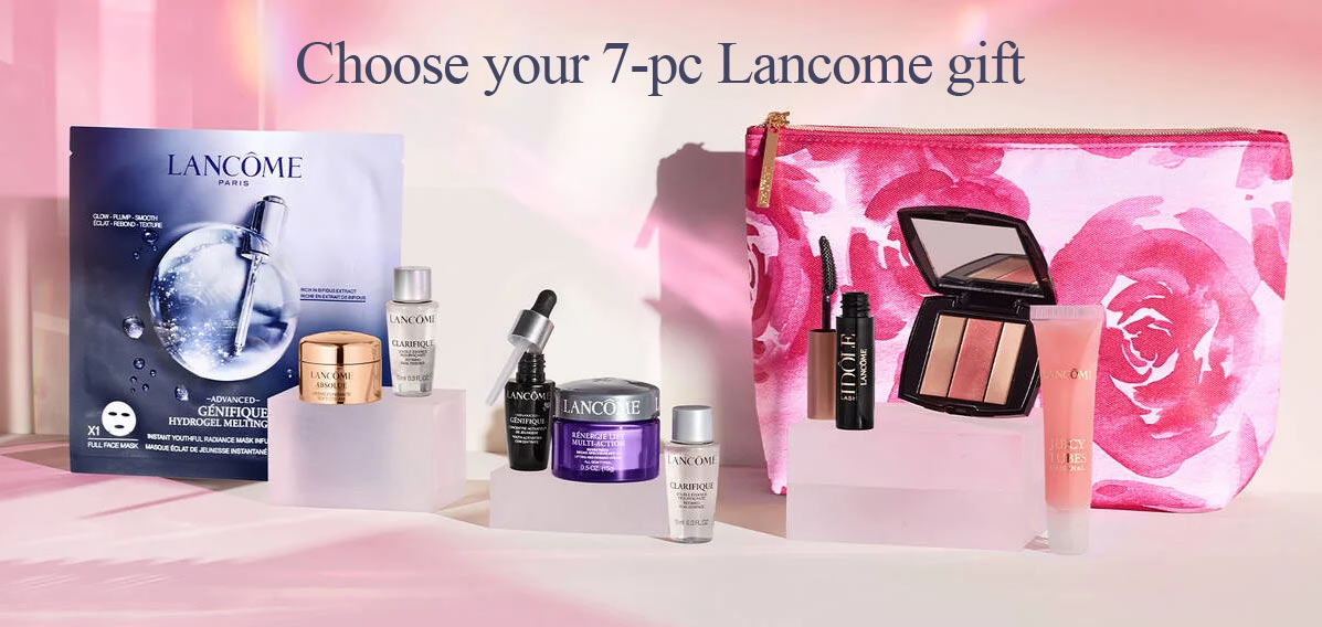 All Lancome Gift with Purchase offers in November 2023