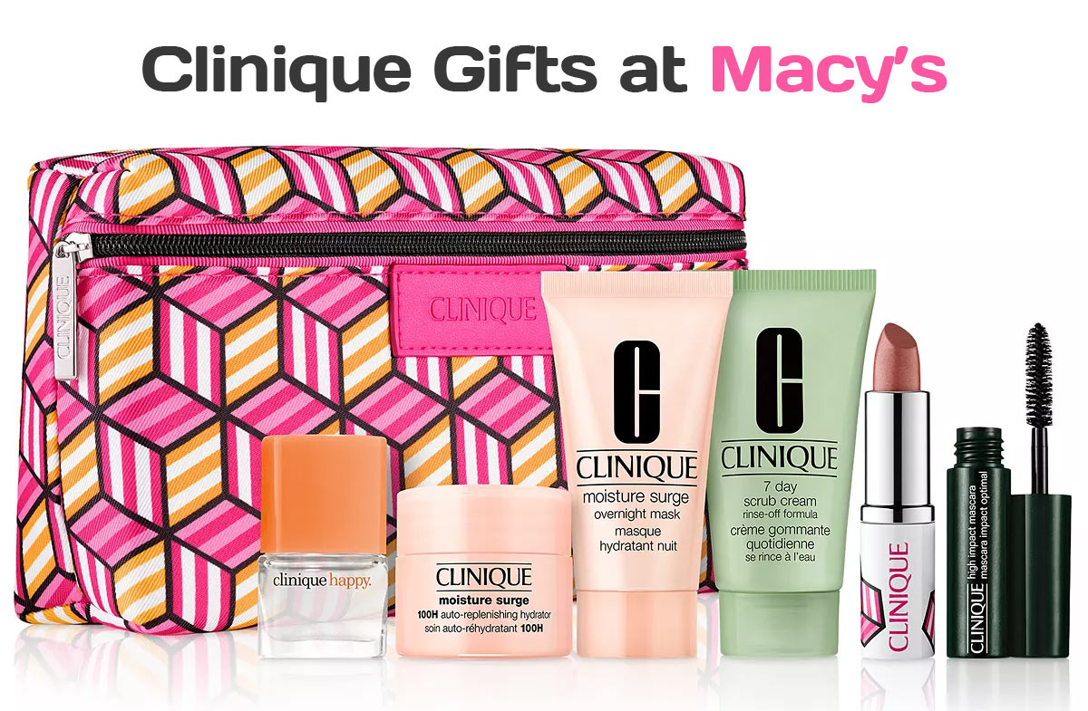 Clinique gifts at -