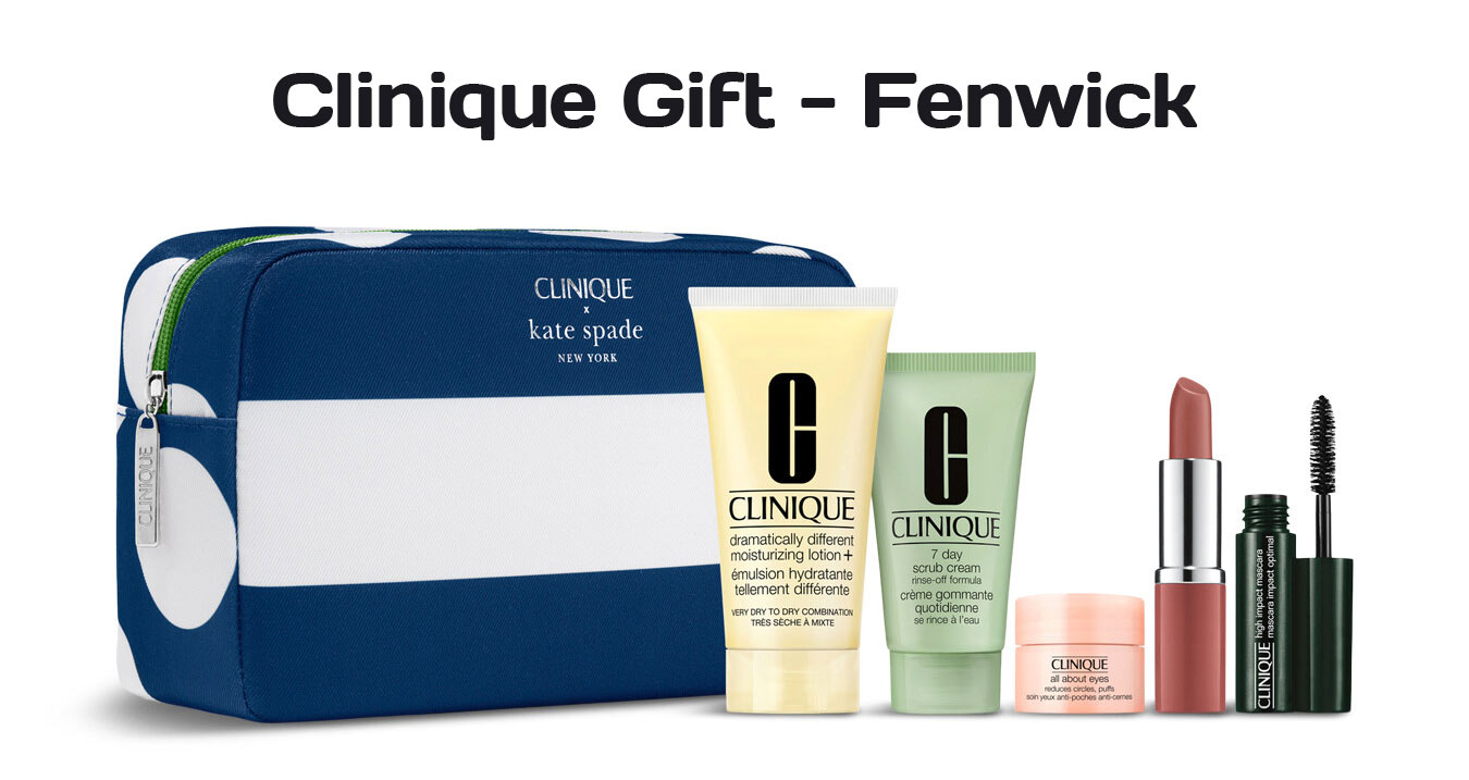 Clinique gifts with purchase in the UK January 2024